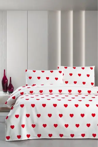 Hamlet Fitted Sheet Double Size Pique Bedspread-white 