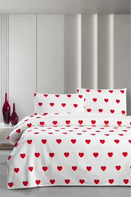 Hamlet Fitted Sheet Jersey Pique Bedspread 170 x 230-Burgundy - MULBERRY