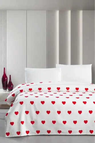 Hamlet Single Pique Bedspread 170 X 230-Red 