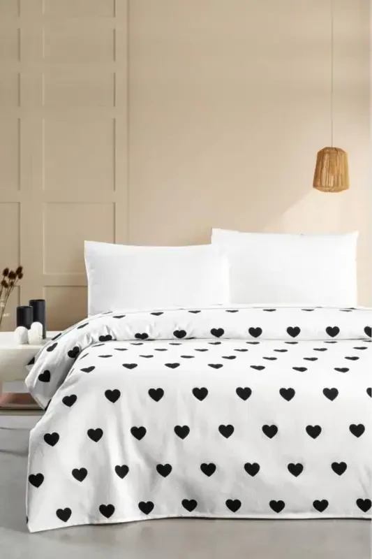 Hamlet Single Size Pique Bedspread 170 X 230-Black - 1