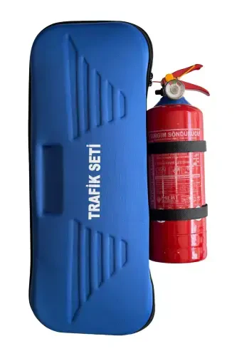 Hammered Blue Eva Traffic Set and 1 Kg Fire Extinguisher 4 - 4