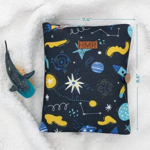 HAMUR Baby Diaper Bag Organizer – Travel-Friendly, Compact & Foldable | Stroller Pouch for Newborn Essentials – Must-Have for Boys & Girls (Space) - 5