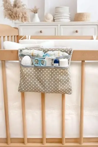 HAMUR Baby Diaper Bag Organizer – Travel-Friendly, Compact & Foldable | Stroller Pouch for Newborn Essentials – Must-Have for Boys & Girls (Leaves) - 6