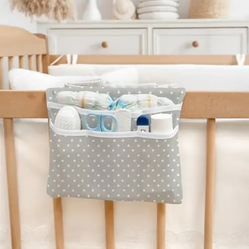 HAMUR Baby Diaper Bag Organizer – Travel-Friendly, Compact & Foldable | Stroller Pouch for Newborn Essentials – Must-Have for Boys & Girls (Anchor) - 4