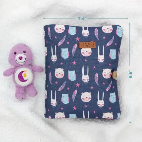 HAMUR Baby Diaper Bag Organizer – Travel-Friendly, Compact & Foldable | Stroller Pouch for Newborn Essentials – Must-Have for Boys & Girls (Purple) - 5