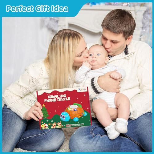 Hanayo Baby Toys 6 to 12 Months，Musical Turtle Crawling Girl Toys for 12-18 Months,Infant Early Learning Educational Toy,Girl & Boy Gift Essentials for Newborn 7 8 9 11+ Months 1-2 Year Old(Blue) - 6