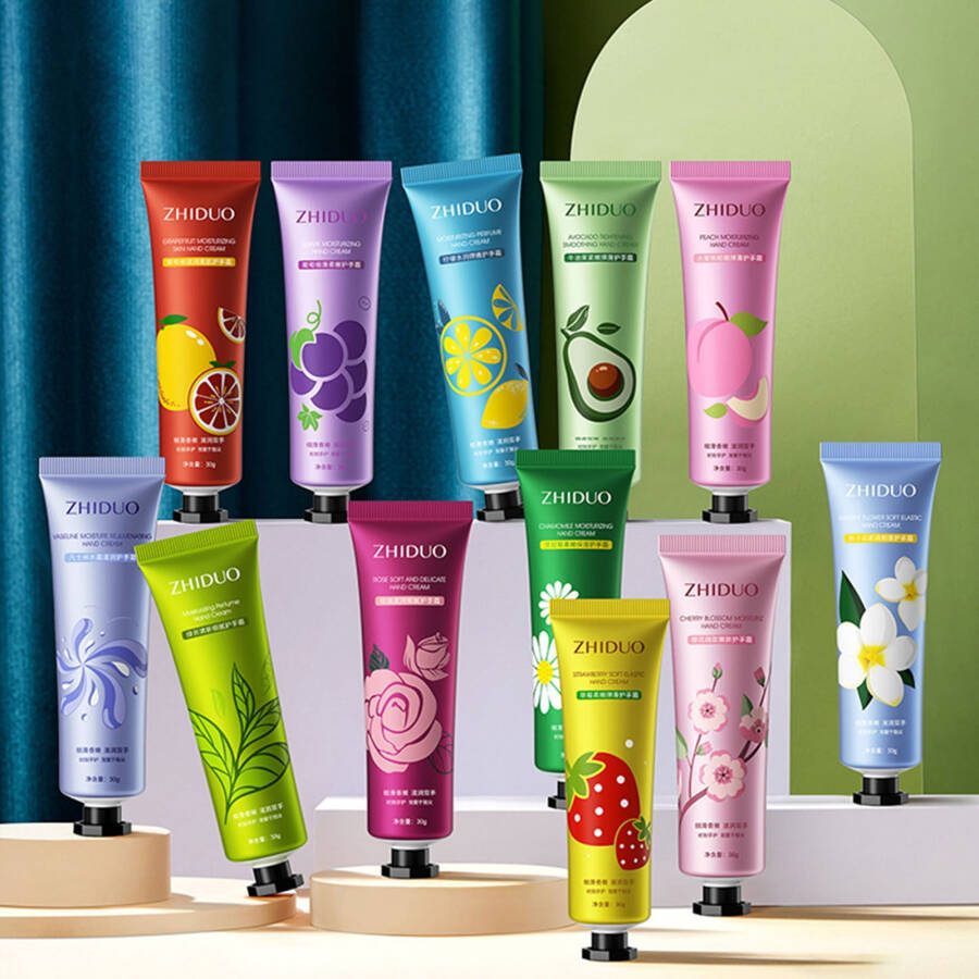 Hand Cream with 10 Plant Extracts for Deep MoisturizingWinter Essential, Softens and Protects Hands, 30g, Available in Various Scents, Nourishing Formula for Dry, Rough Skin, Perfect for Daily Use - 5