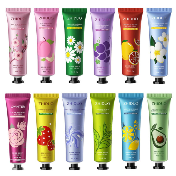 Hand Cream with 10 Plant Extracts for Deep MoisturizingWinter Essential, Softens and Protects Hands, 30g, Available in Various Scents, Nourishing Formula for Dry, Rough Skin, Perfect for Daily Use - 7