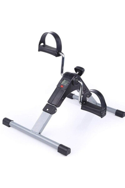 Hand Foot Mini Foldable Digital Display Exercise Bike - 2