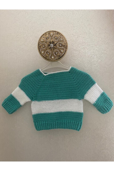 Hand-Knit Baby Sweater 1-2 Years - 2
