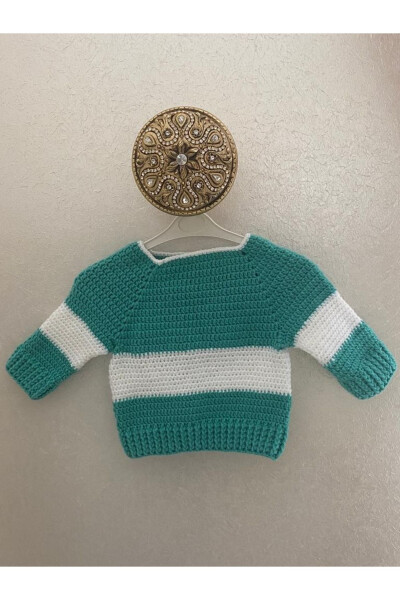 Hand-Knit Baby Sweater 1-2 Years - 4