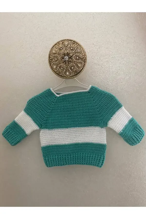 Hand-Knit Baby Sweater 1-2 Years - 4