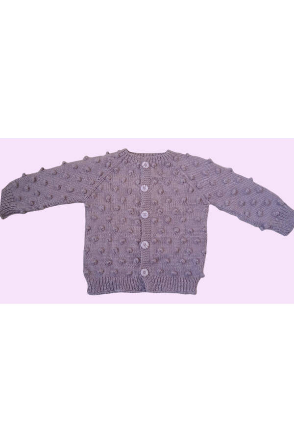 Hand knitted baby cardigan - 1