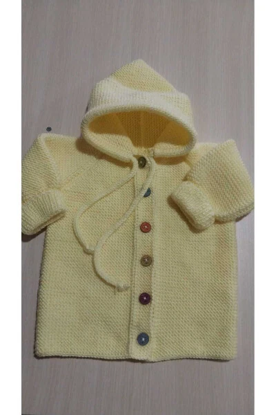 Hand Knitted Baby Cardigan Handmade Baby Knit Cardigan - Modazone