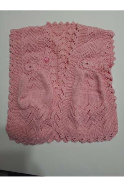 Hand knitted baby vest - ÖRGÜ