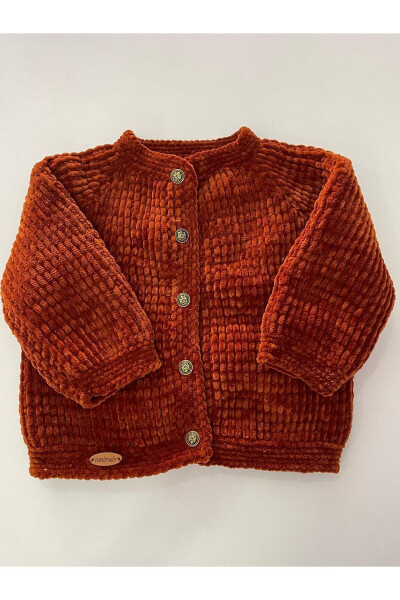 Hand-knitted children's cardigan - İKLIM TUHAFIYE