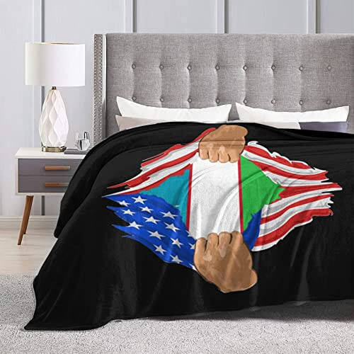 Hand Tear Flag of Uzbekistan Throw Blanket 40