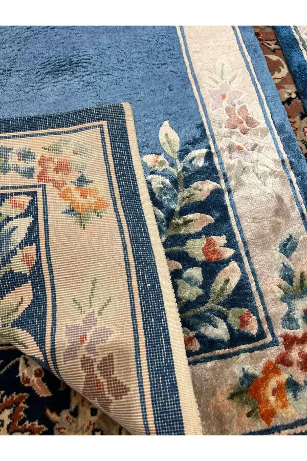 Hand Woven Chinese Silk Runner 3 Pieces Available Size 303x70 - 6