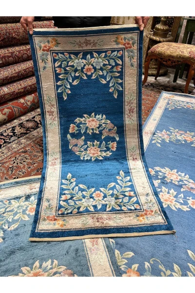 Hand Woven Chinese Silk Runner 3 Pieces Available Size 303x70 - 7