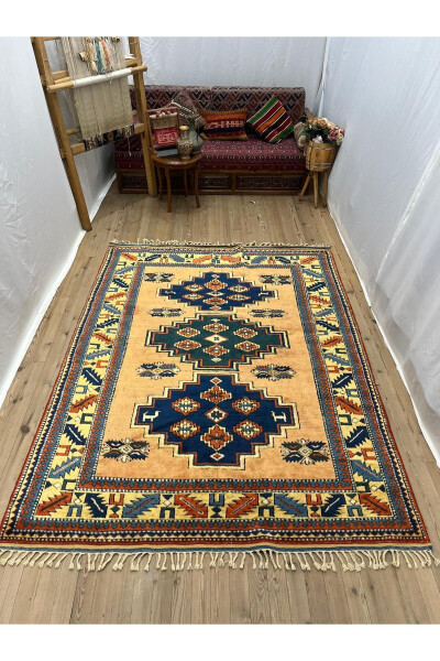 HAND WOVEN YÖRÜK CARPET - 185x242 - ŞİRVAN HALI (1)