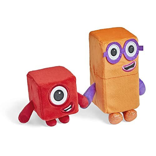 hand2mind Numberblocks One & Two Playful Pals, Plush Figure Toys, Numbers for Toddlers, Preschool Math Learning Toys, Stuffed Animal Plushies, Counting Blocks, Soft Stuffies, Kids Birthday Gifts﻿﻿﻿﻿ - 6