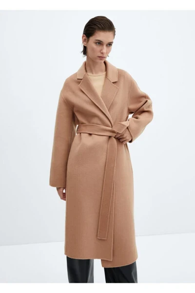 Handmade Belted Coat - MANGO
