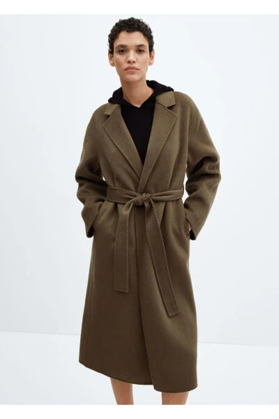 Handmade Belted Coat - MANGO