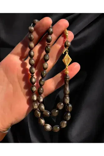 Handmade Fire Amber Tesbih – Silver Design And Elegance - 3