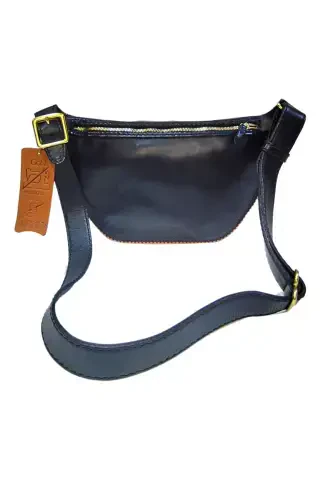 Handmade Leather Waist Bag (Selp) - 3