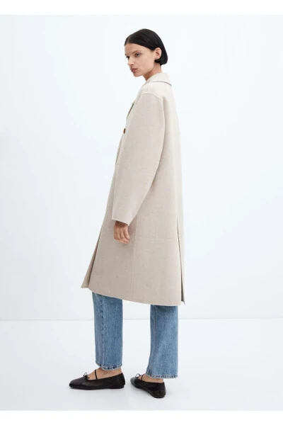 Handmade oversized wool coat - 4