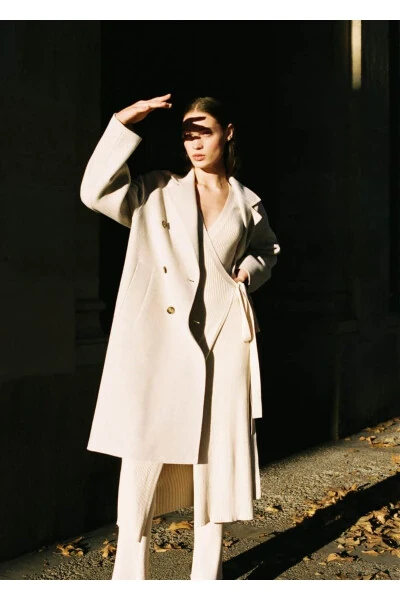 Handmade oversized wool coat - 5