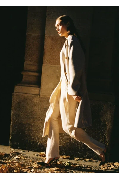 Handmade oversized wool coat - 7