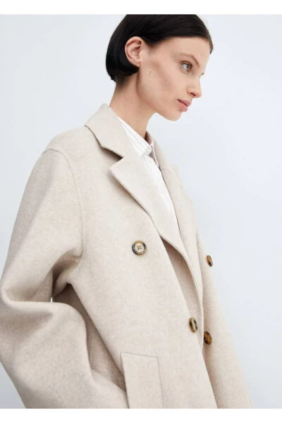 Handmade oversized wool coat - 8