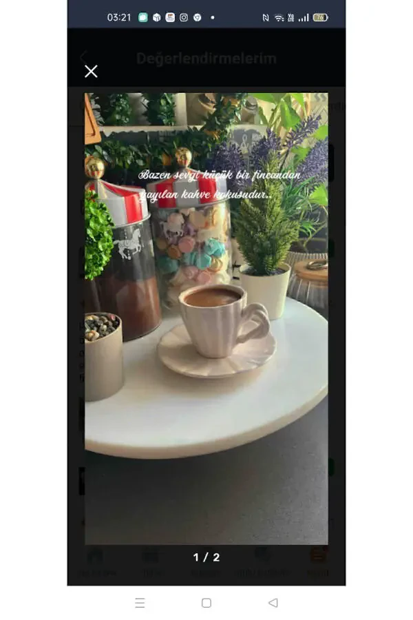 Handmade Spiral Coffee Cup Set - 16