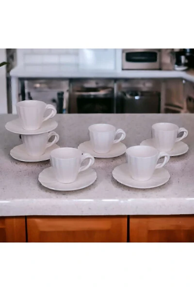 Handmade Spiral Coffee Cup Set - 5