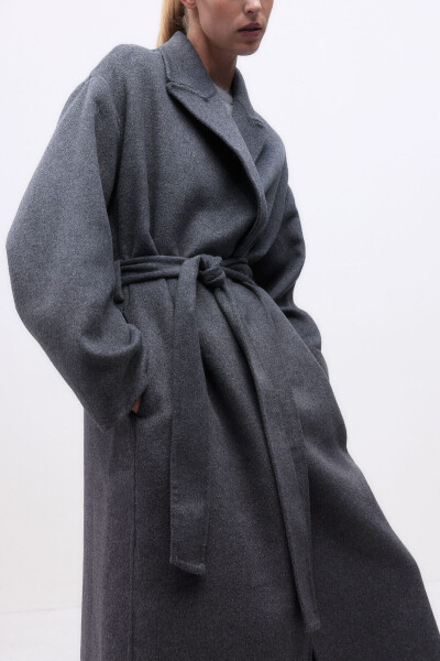 Handmade wool blend coat - 1