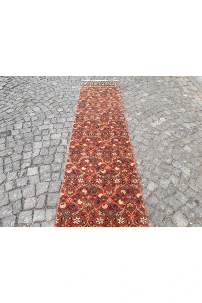 Handmade Wool Yörük Carpet Runner - 69x340 Cm- Rnr82 - 2