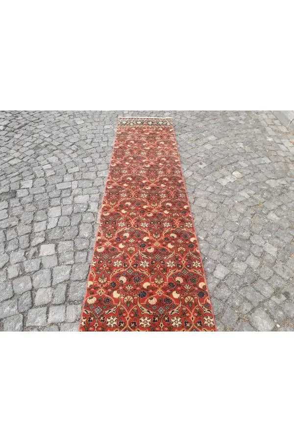 Handmade Wool Yörük Carpet Runner - 69x340 Cm- Rnr82 - 2