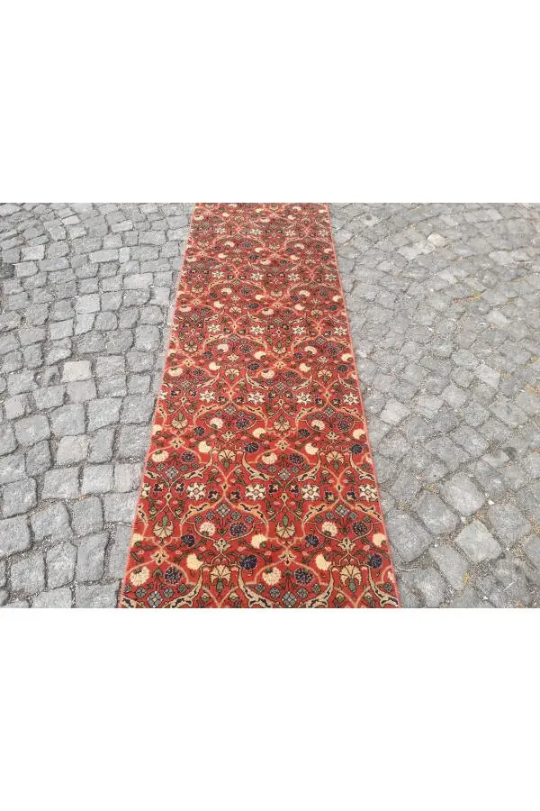 Handmade Wool Yörük Carpet Runner - 69x340 Cm- Rnr82 - 3