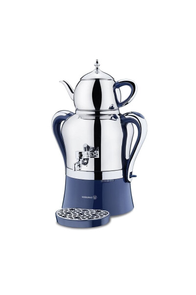 Hanedan Azura Stainless Steel/Chrome Samovar - KORKMAZ