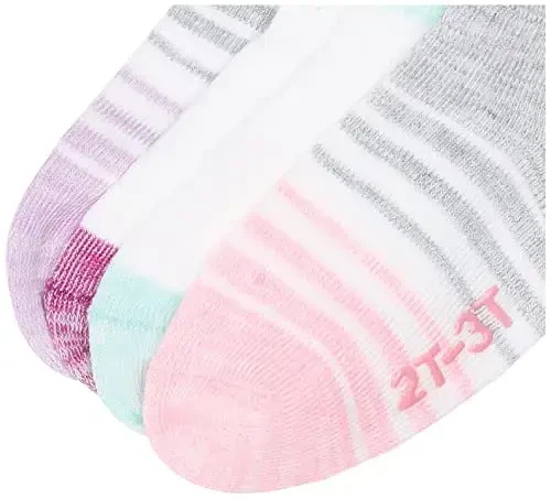 Hanes Baby and Toddler, Non-Slip Grip Ankle Socks, Boys' and Girls', Multipacks - 3