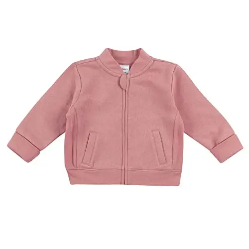 Hanes baby-girls Ultimate Baby Zippin Fleece JacketSweatshirt - 1