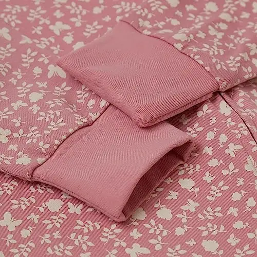 Hanes Baby Pure Comfort Organic Long Sleeve Footless Sleep N' Play, Infant Playsuit, Boys & Girls - 4