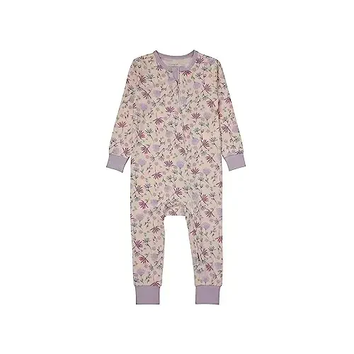 Hanes Baby Pure Comfort Organic uzun qisma oyoqsiz uyqu uchun kostyum, chaqaloqlar uchun o'yin kostyumi, o'g'il bolalar va qizlar 