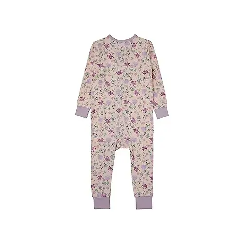 Hanes Baby Pure Comfort Organic uzun qisma oyoqsiz uyqu uchun kostyum, chaqaloqlar uchun o'yin kostyumi, o'g'il bolalar va qizlar - 2