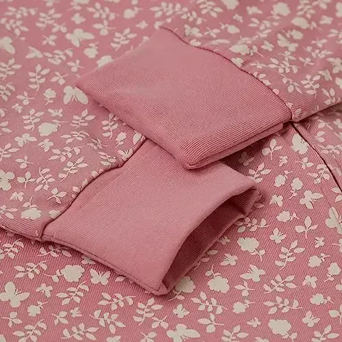 Hanes Baby Pure Comfort Organic Uzun Qisma Oyoqsiz Uyqu va O'yin, Chaqaloqlar uchun kostyum, O'g'il bolalar va Qizlar - 4