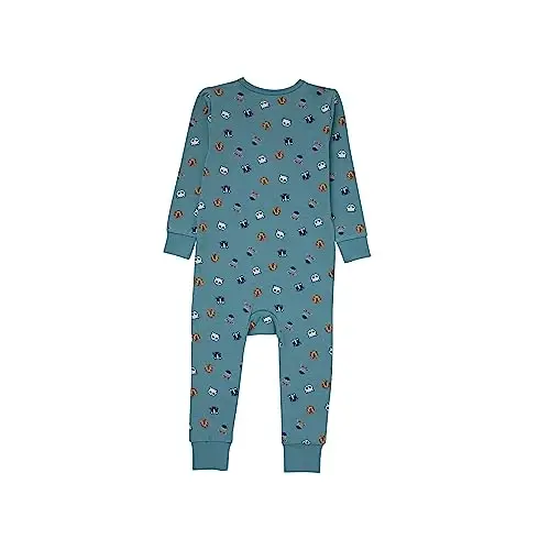 Hanes Baby Pure Comfort Organic Uzun Qollu Oyoqsiz Uyqu va O'yin, Chaqaloqlar uchun Kombinezon, O'g'il va Qiz bolalar uchun - 2