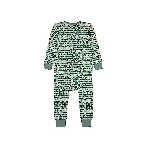 Hanes Baby Pure Comfort Organic Uzun yengli, oyoqsiz uyqu va o'yin kostyumi, chaqaloqlar uchun kombinezon, o'g'il bolalar va qizlar - HANES (1)