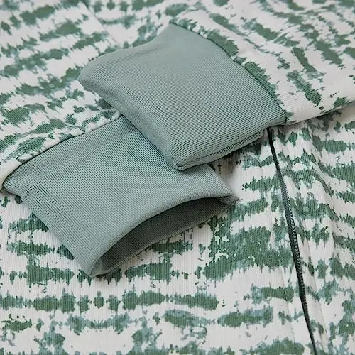Hanes Baby Pure Comfort Organik O'yin Kostyumi, Uxlash va O'ynash Chaqaloq Uzoq Yengli Oyoqsiz Paxta Pijamada, O'g'il va Qiz Bola - 4
