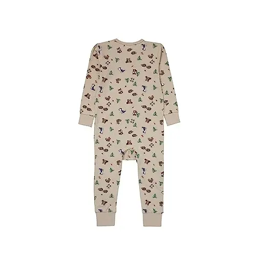 Hanes Baby Pure Comfort Organik Uzun Kollu Ayaksız Uyku ve Oyun Tulumu, Bebek Tulumu, Erkek & Kız Çocuk - HANES (1)